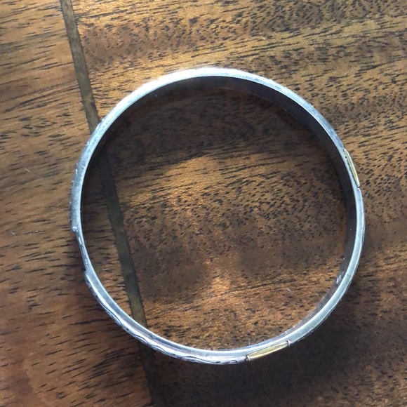 Brighton Venezia Two Tone Silver & Gold-Plated Bangle - Picture 11 of 16